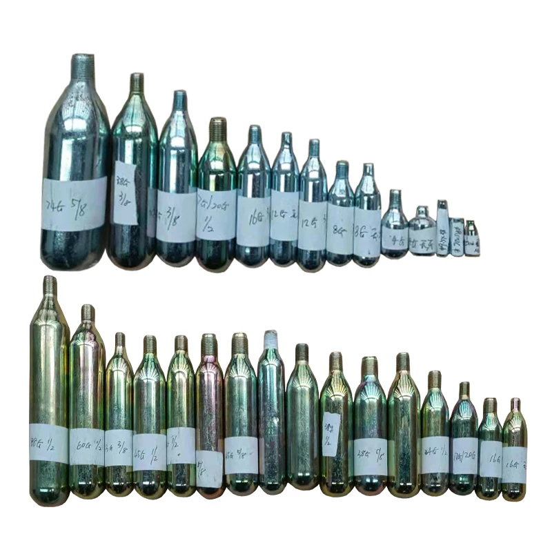 Rechargeable CO2 Cartridge Reusable Co2 Cylinders  for shooting air gun or bicycle tire inflation