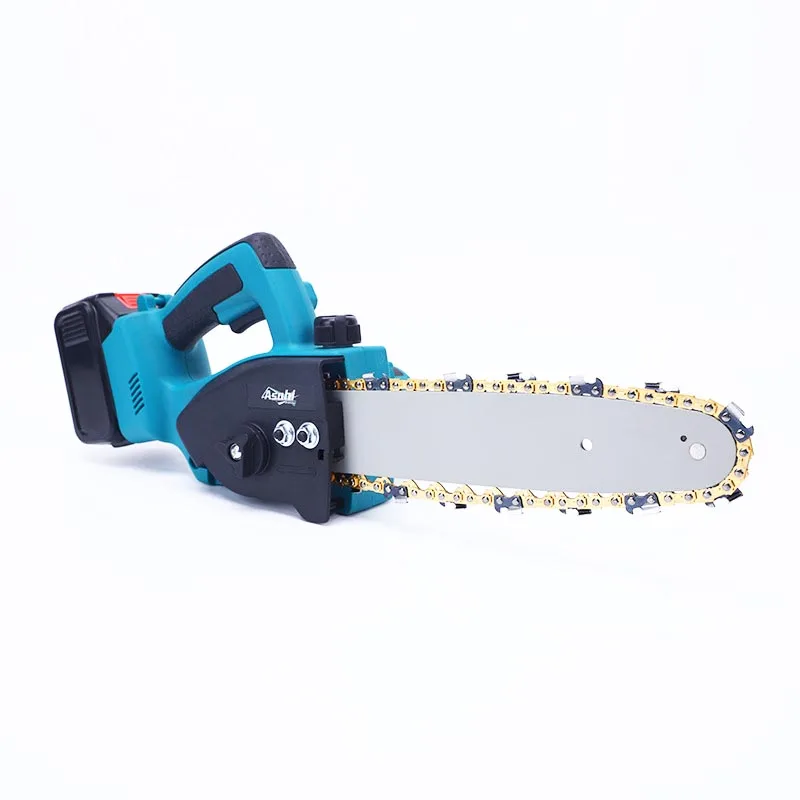 10 inch Brushless Motor Pruning Shears Cordless Portable Mini Electric Chainsaw Chain Saw for Wood Cutting