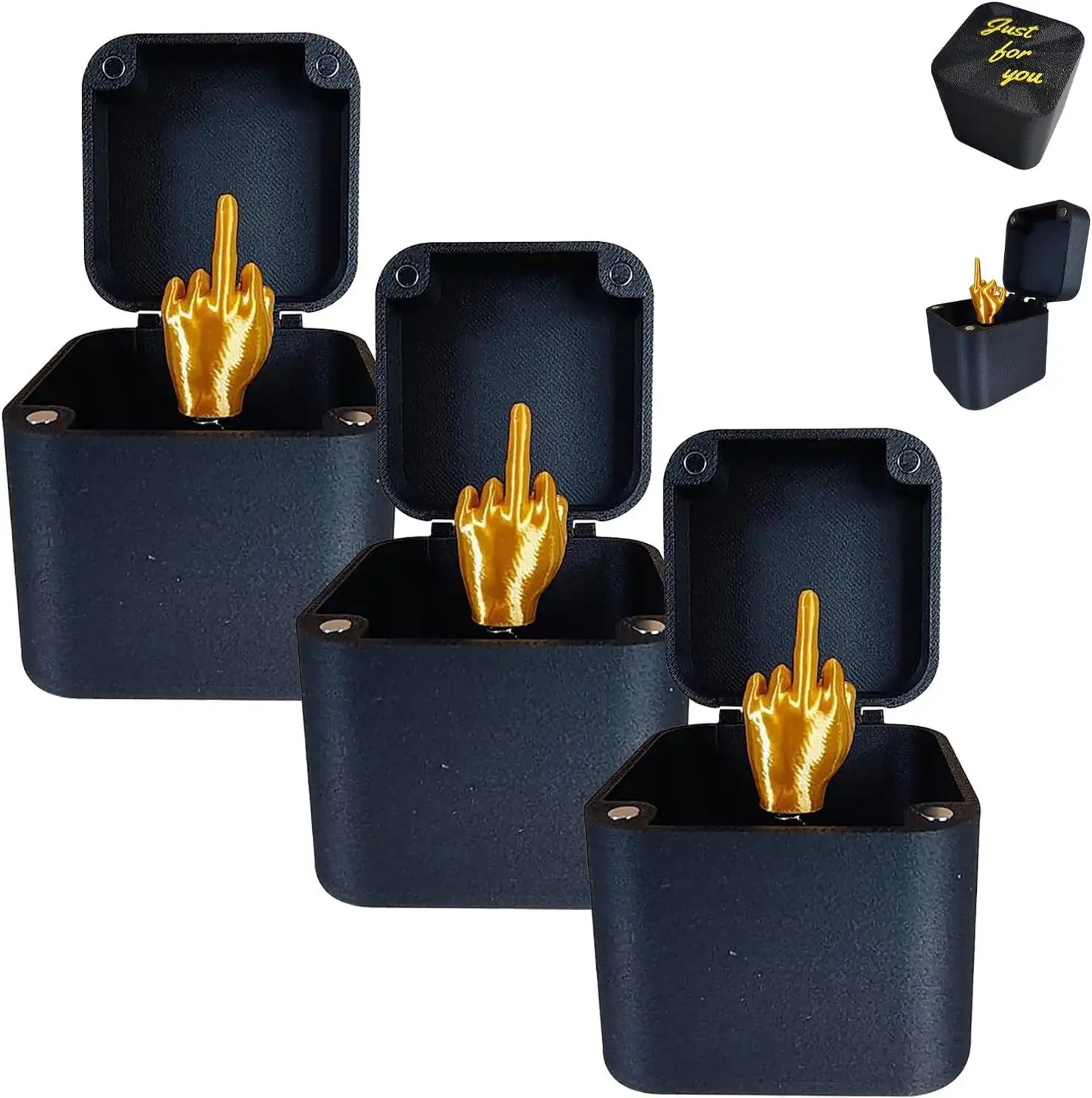Decompression toy Spoof Hand Prank Pop Up Gift With Box Finger Middle In A Box Middle Surprise Finger Gift Box