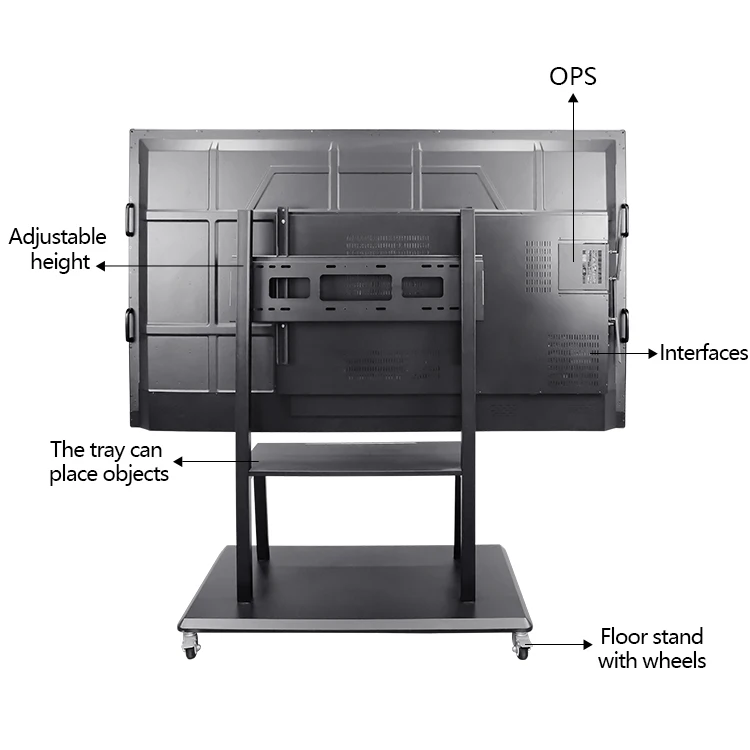 65 дюймов ЖК-в-одном: высокотехнологичная Интерактивная сенсорный экран мультимедийное образование белая доска для классных комнат