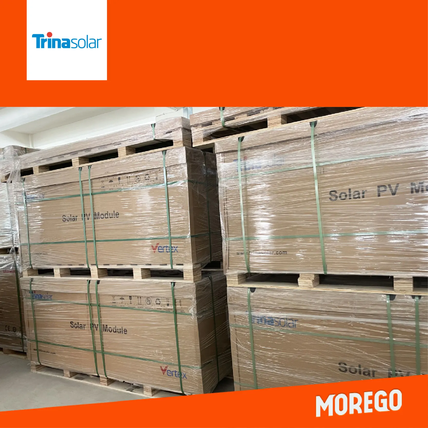 Trina solar Vertex 210mm cell panels 700W 695w 690w bifacial double glass Solar power panels energy system