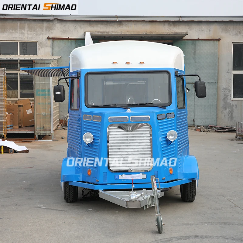 Modern Design  Mobile Vending Car Electric Food Truck Retro Vintage Food Truck for Sale Deep Fryer Food Trailer