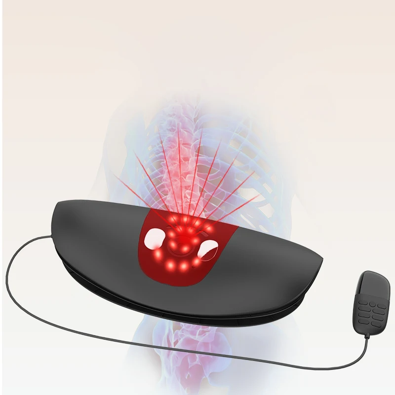 Best Gifts Percussion Relieve Lower Back Pain Relaxing Waist Back Massager Multi-Level Lumbar Support Stretcher Reliever