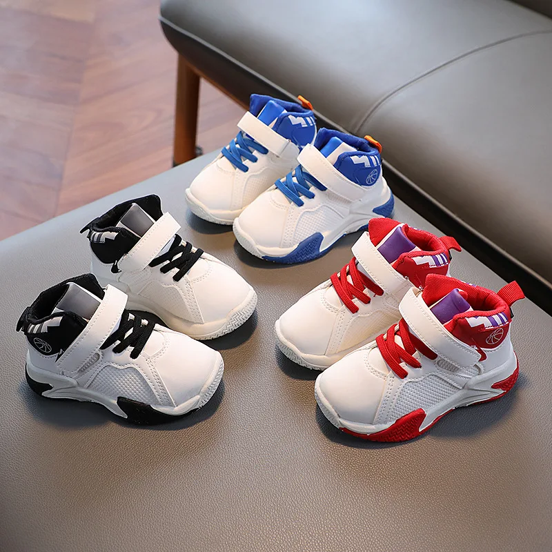 New Boys Basketball Shoes for Kids Sneakers Thick Sole Non-slip Children Sports Shoes Child Boy Girl Shoes Basket Enfant