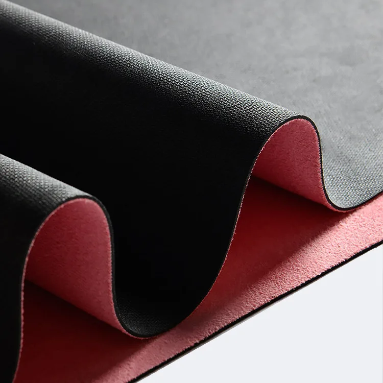 Ultrathin 1mm  travel foldable natural rubber grip suede yoga mat