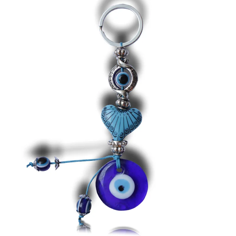 
Turkish Style Glamour Blue Glass Eye Key Accessories For Hanging And Decorating 