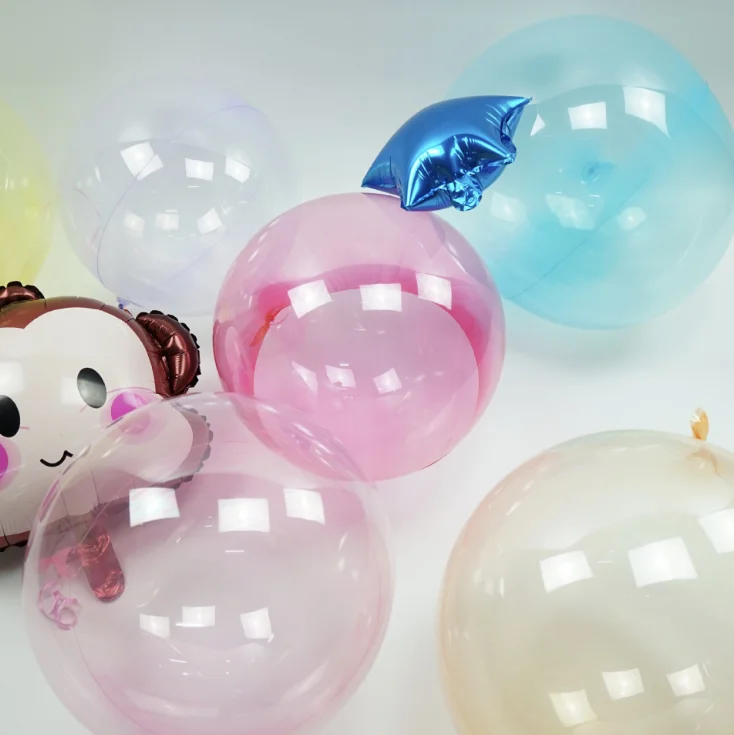 wedding birthday party 18inch TPU highly clear transparent crystal Bobo Balloons