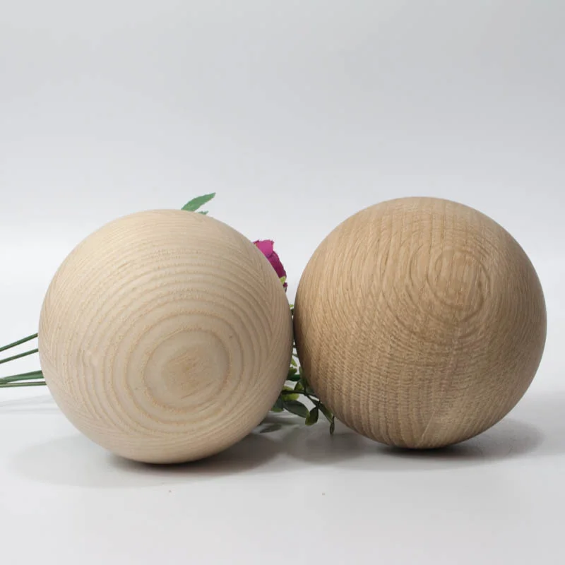 
Cute Wood Round Ball 3 inch Ideal for Numerous Craft Projects Smooth Solid Wood Ball 