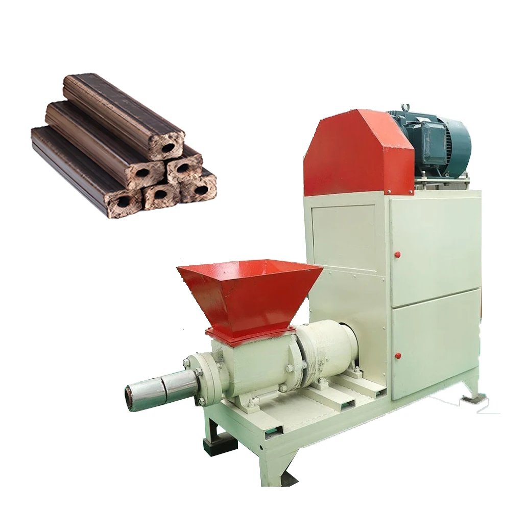 50mm Sawdust Logs Wood Waste Briquette Charcoal Making Machine For Cooking Biomass Wood Fuel