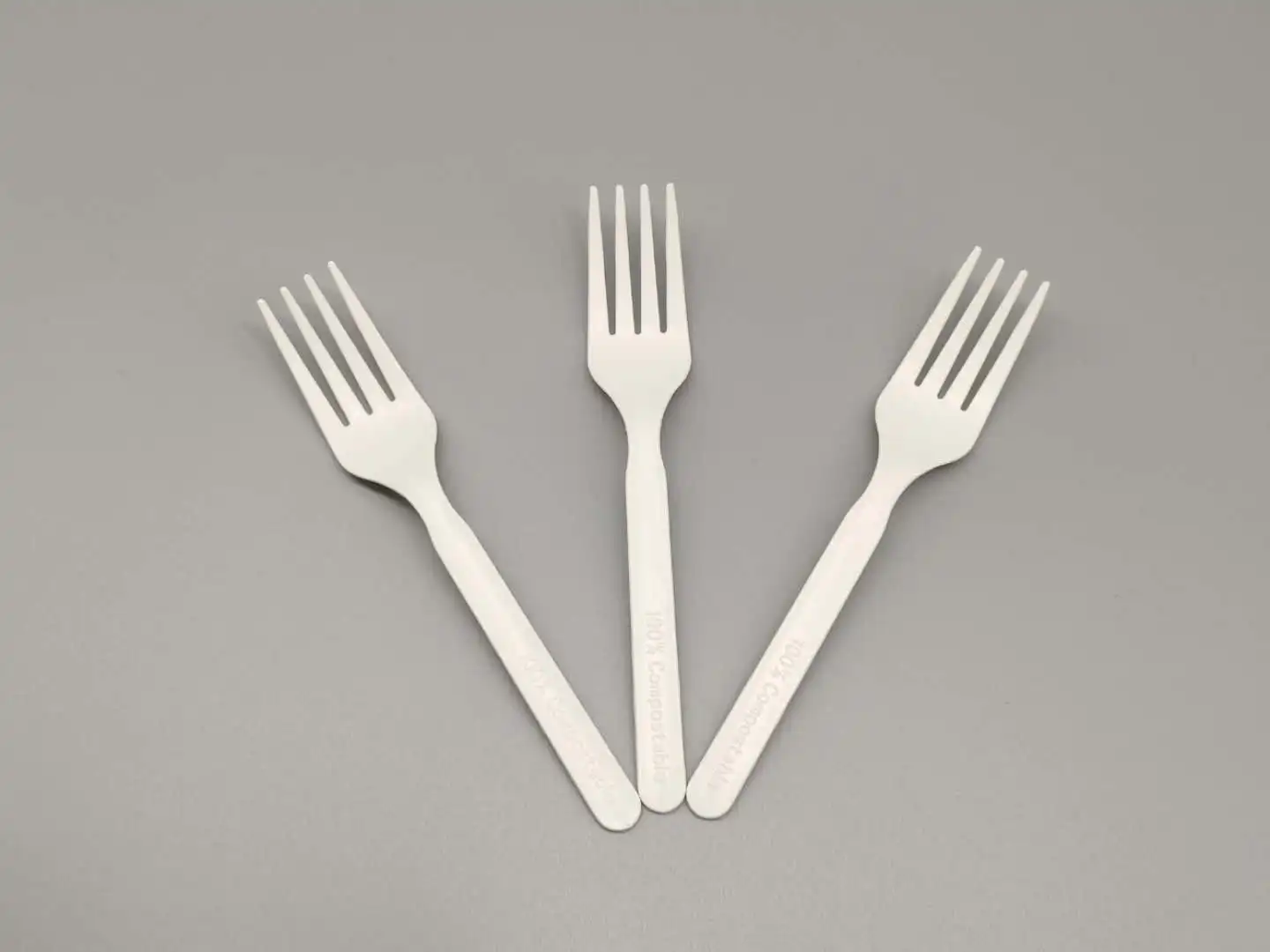 
GreenWorks Delicate 6 inch Strong and not plastic compostable fork cutlery cpla fork for restaurant , party or home 