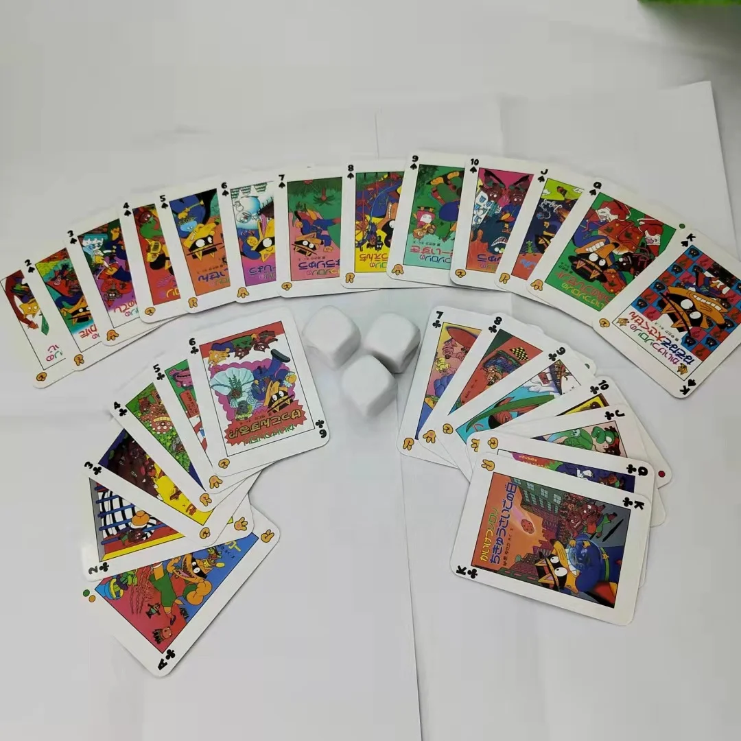 China Top Manufacturer Supply Low Price custom game card set trading cards table card For Family