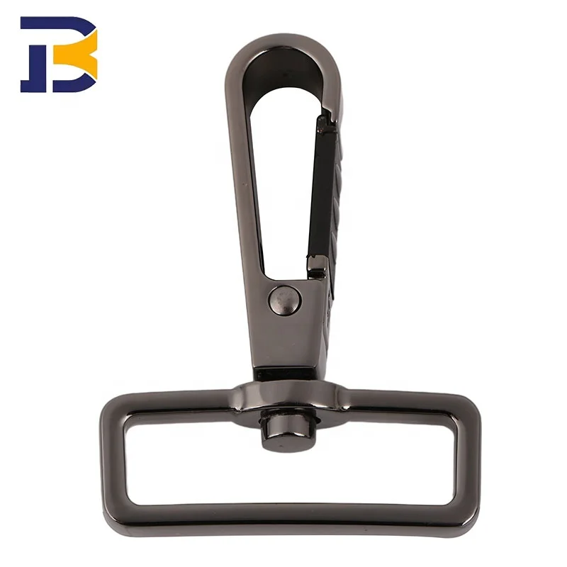 Manufacturer Promotional Small Lock Climbing Keychain Snap Hook Safety Heavy Duty Metal Spring Clip Hook Aluminum Carabiner