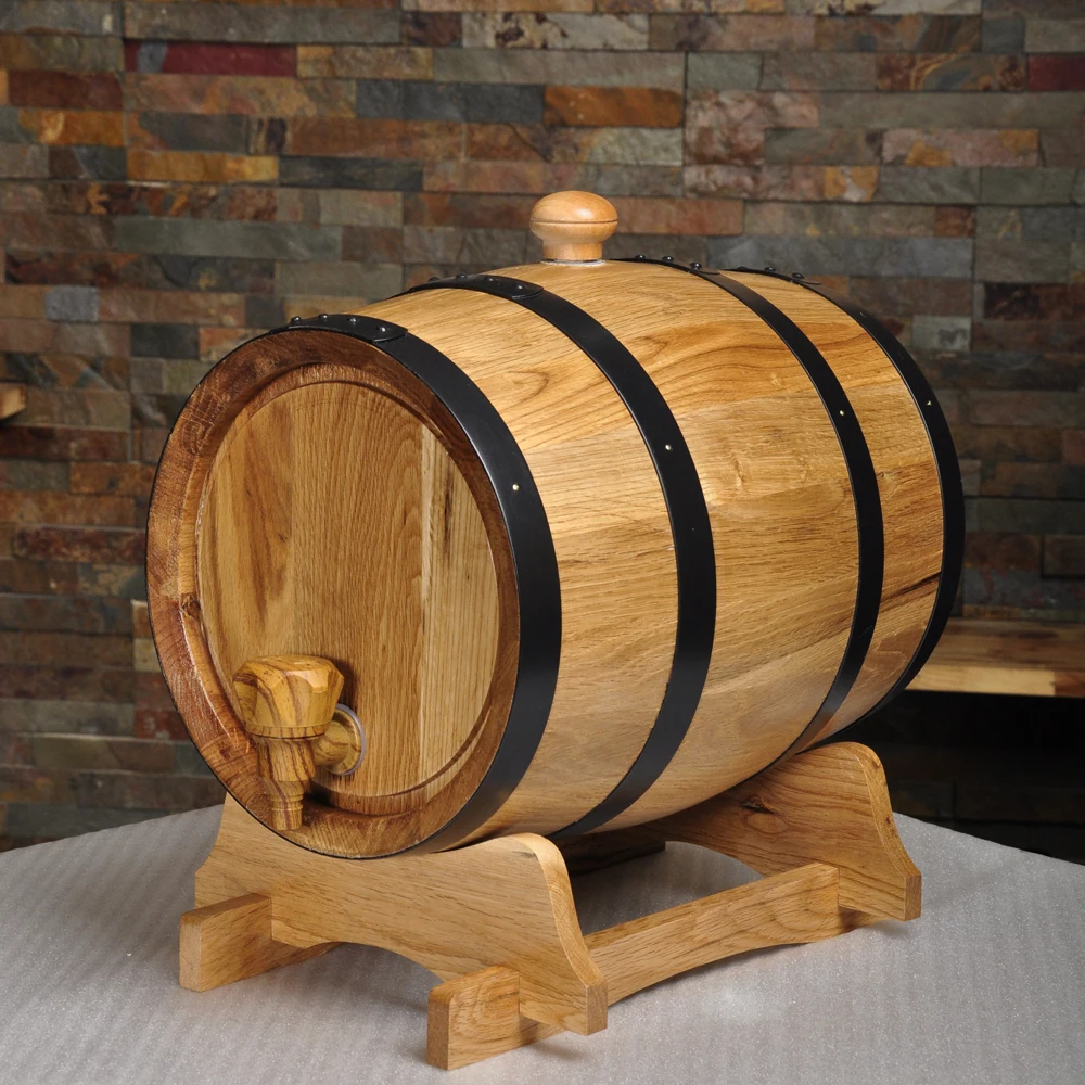 Hot Sale Solid Oak Wood Beer Wine Barrel  American oak wine barrels