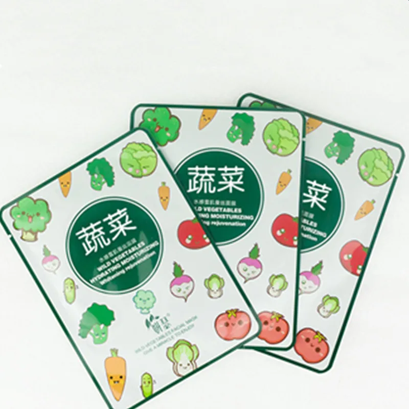 Yanse wild vegetables silk mask skin hydrating moisturizing whitening firming rejuvenating pores shrinking facial mask