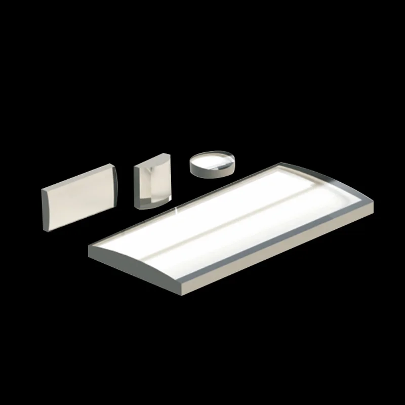 Полуцилиндрическая стеклянная плоско выпуклая линза для лазера