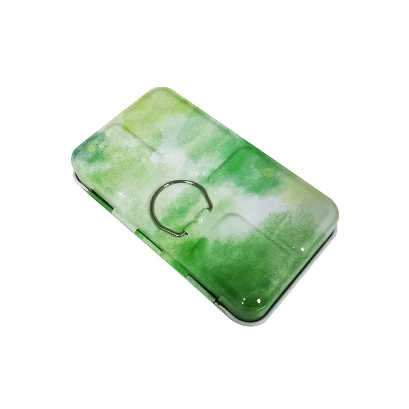 12 цветов твердый акварель железная коробка пустая Акварельная жестяная коробка