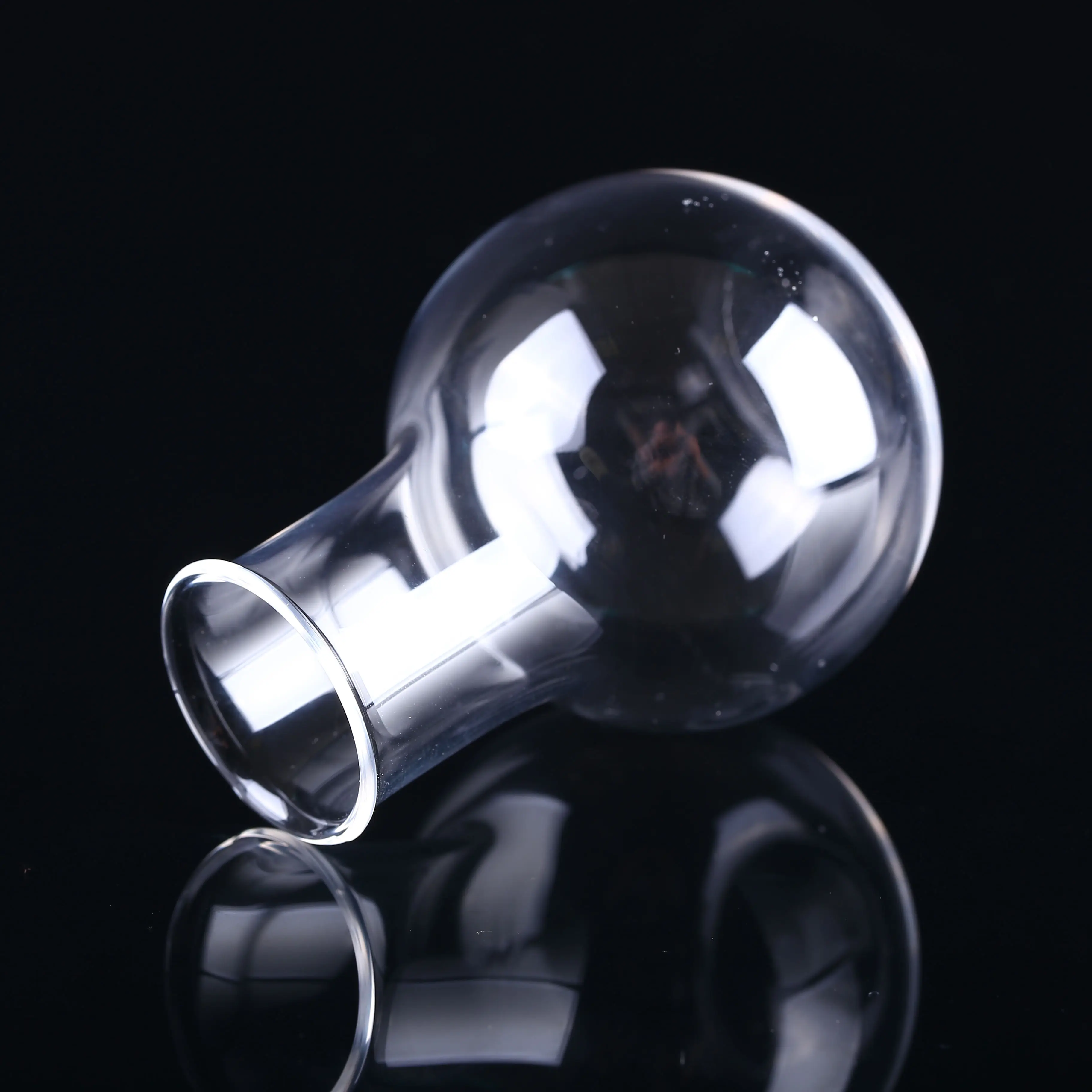 Customized Design Glass Distilling /flat Bottom Quartz Boiling Flask For Laboratory