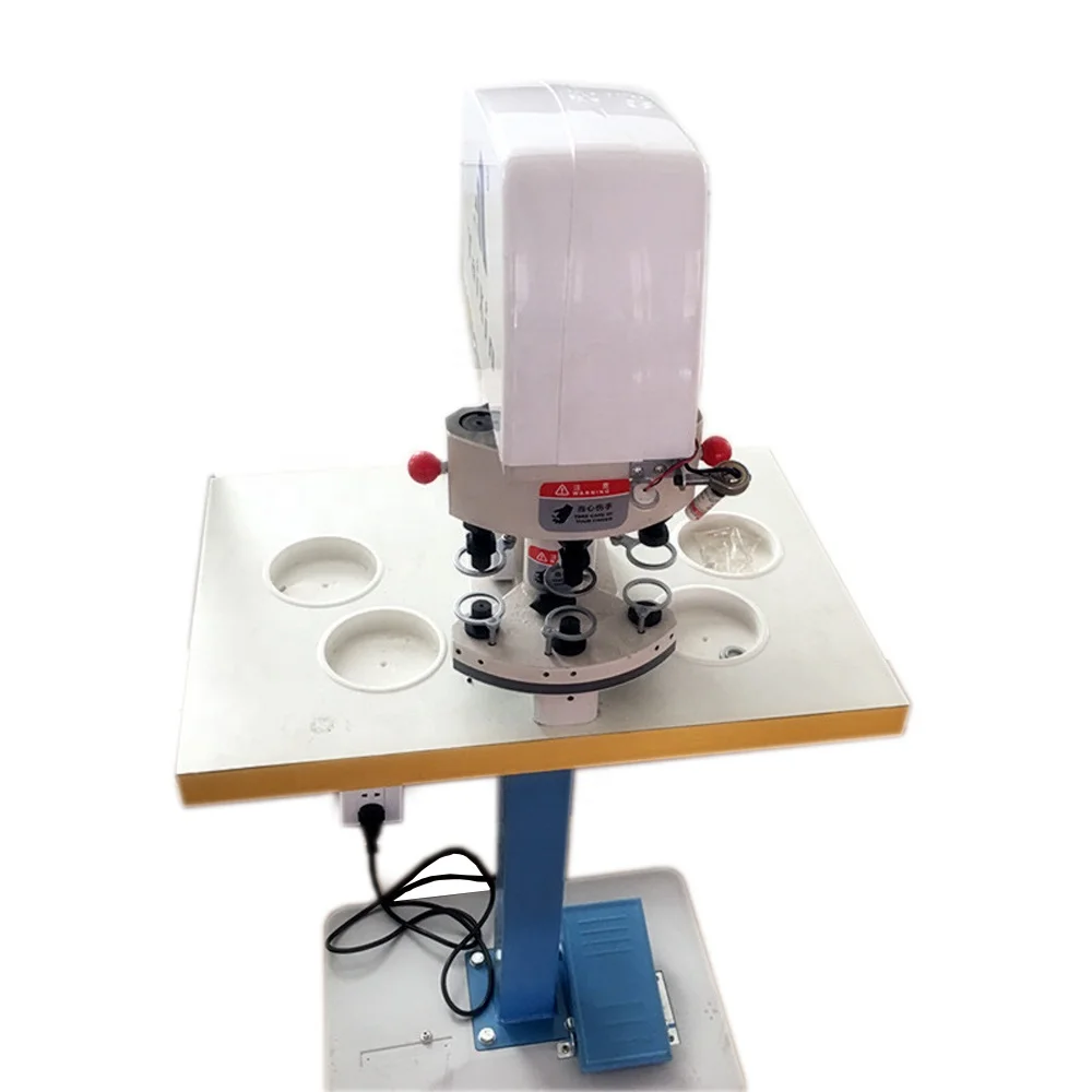 Automatic Pneumatic Computerized  three-head servo motor  machine  electric  eyelet snap  button attaching punching machine