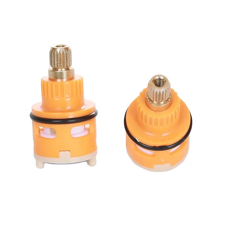 Factory Wholesale 22mm 2way Brass Lever Diverter  Faucet Ceramic Cartridge