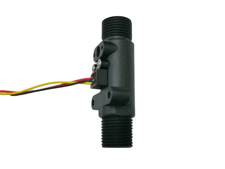 Magnetic water flow sensor with liquid flow switch