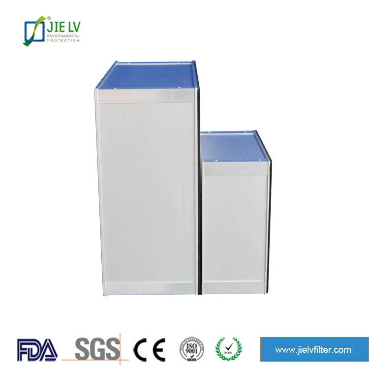 China Manufacturers Laminar Flow Hood 99.999% Absolute Deep Or Mini Pleated Box Filter HEPA And ULPA Filters For Cleaning Room