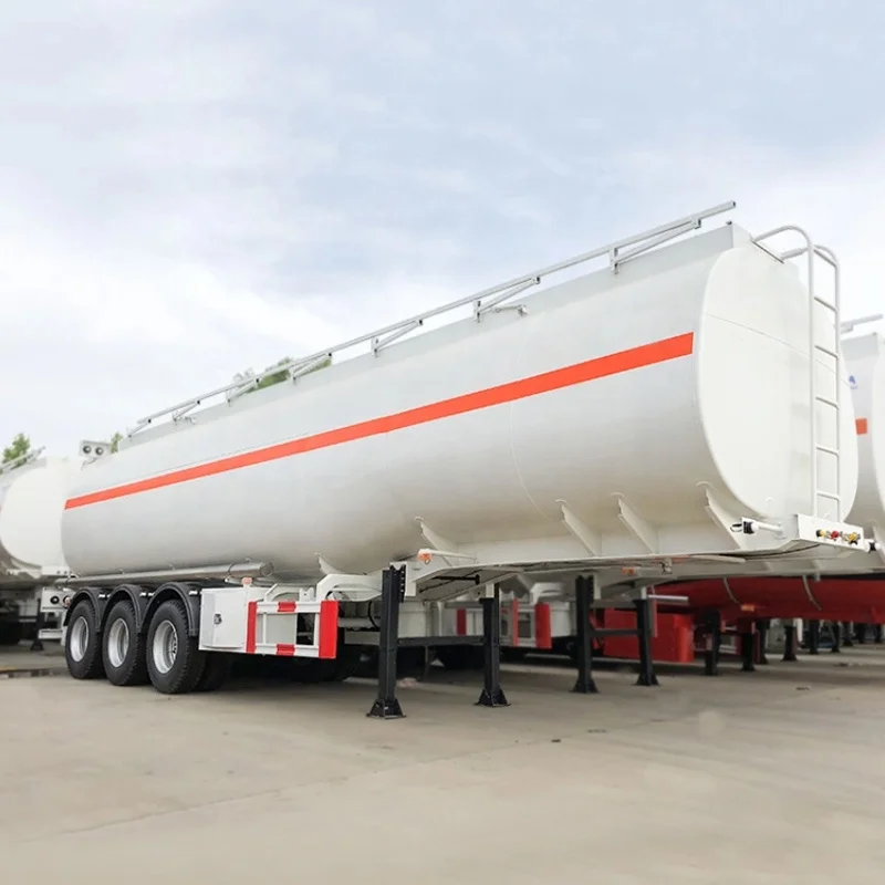 SINOTRUK 3 4 Axle 40000L 45000L Diesel Oil Petroleum Fuel Tanker Trailer Tank Semi Trailer for Sale