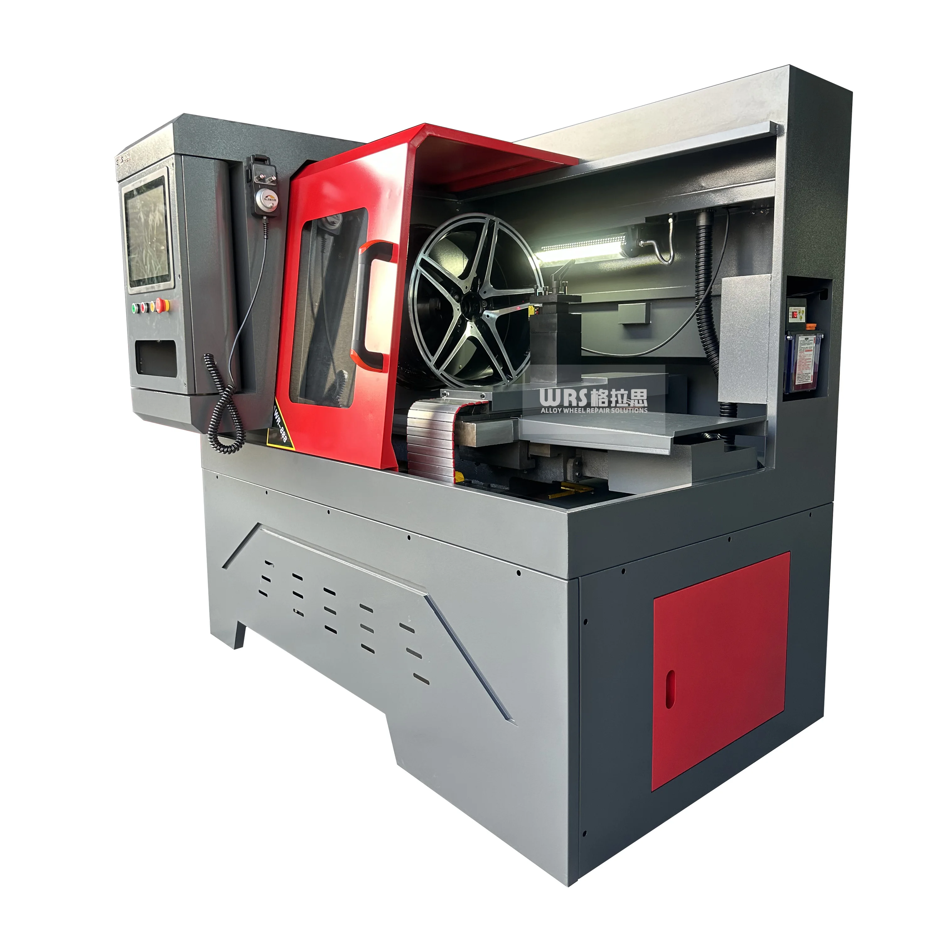 Alloy wheel Rim surface Diamond Cutting refurbishment machine ARW888R alloy wheel mag repair cnc polishing machine