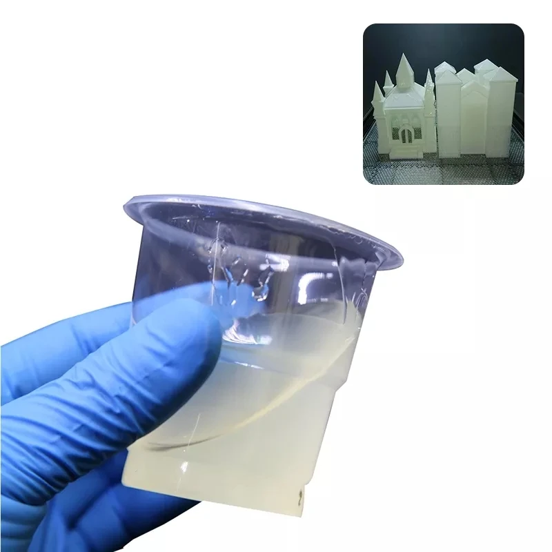 3D Acrylic Resin high quality UV Curing LCD Model Super Clear Resin for Figure and prototype 3D Printer resin 405nm