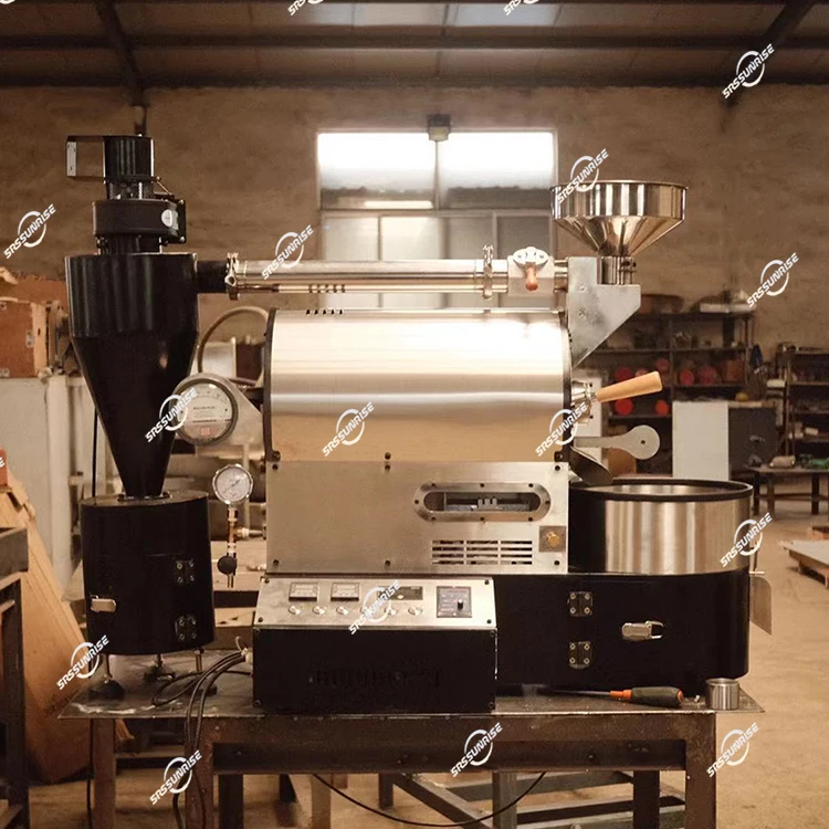 Small Counter Top Gas Electric Tostadora De Cafe Roasting Machine Price Coffee Bean Roaster