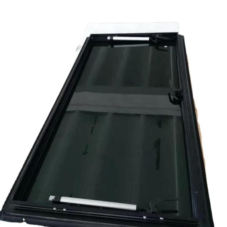 
Camping car double layer push-out window with curtain 