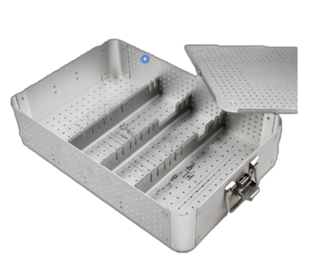 Sterilization Disinfection Box Medic Disposal Aluminum Container Medical Equipments  Sterilization Tray