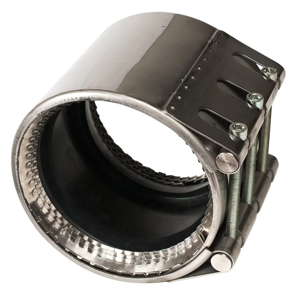pipeline non-stop working water leak quick repair clamp muti-fuction gear ring grip stainless steel SS304