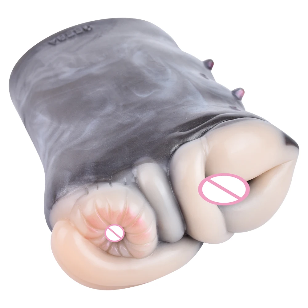 GEEBA soft liquid silicone masturbation cup sex toys for men penis stimulator glans massager adult toys pocket pussy vagina