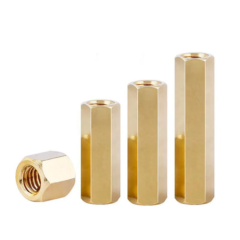 China High Precision M2 M2.5 M3 M4 M5 PCB Isolation Column Brass Stainless Steel Hexagonal Column Spacer Female to Female
