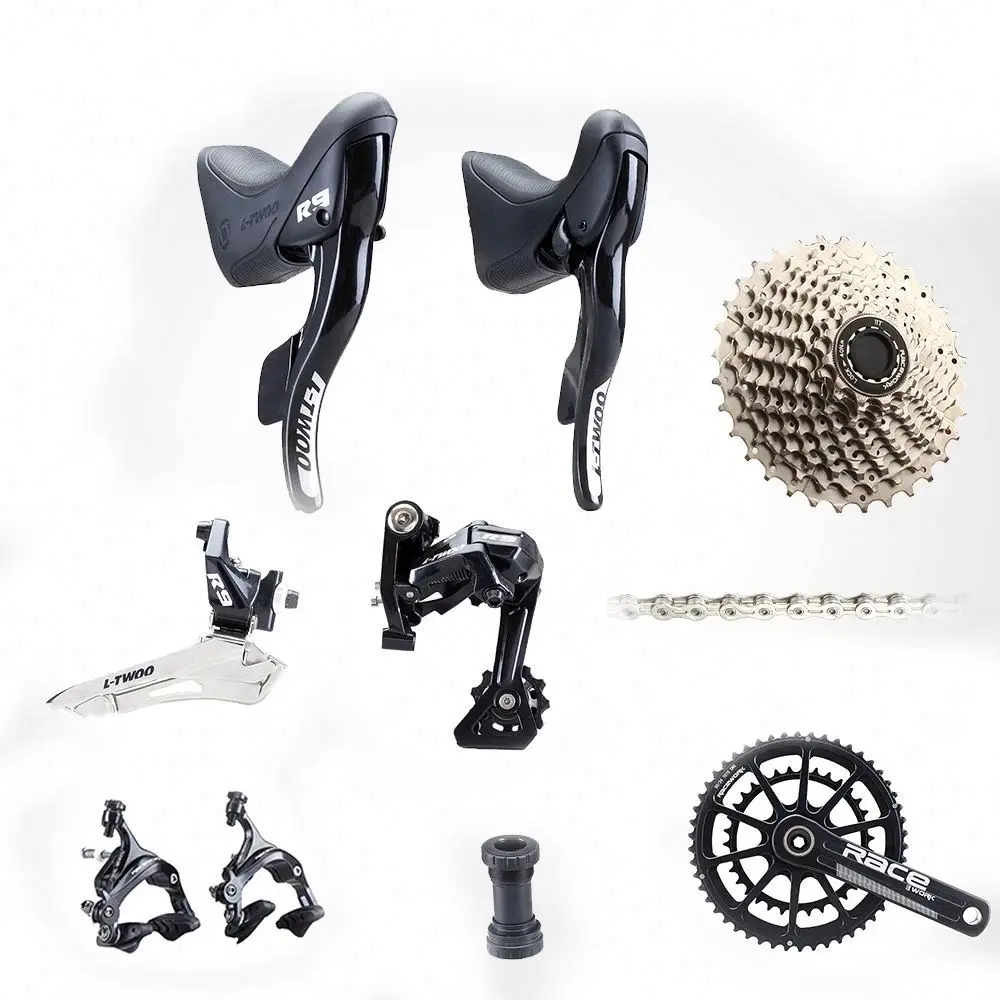 LTWOO R9 Big Set for Road Bicycle 2X 11 Speed Groupset with Brifter Derailleur Brake Cassette