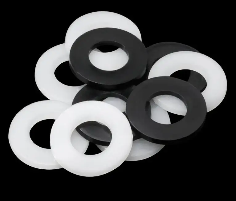 Oem Odm Factory Customize Black White Nylon Plastic Pe Pom Epdm Washer