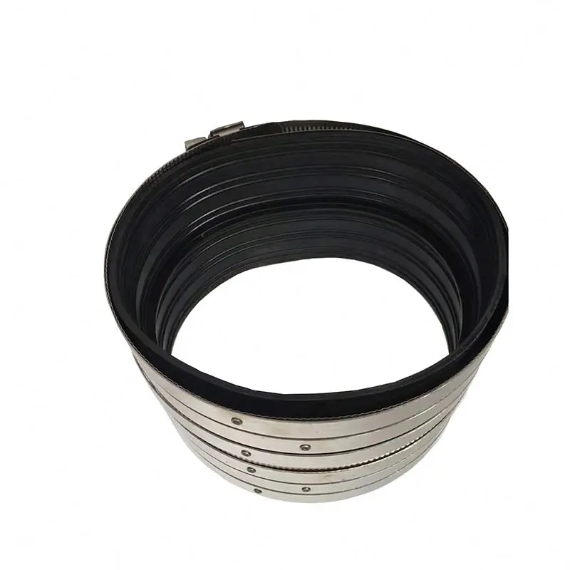 Drainage cast iron PVC pipe quick flexible rubber no hub coupling pipe joint