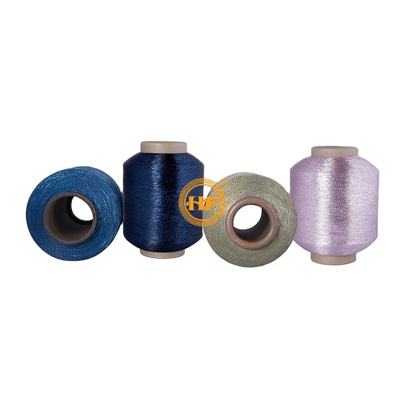 MH-type metallic yarn polyester