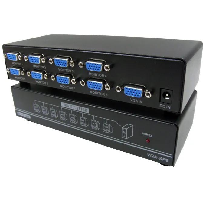 
VGA-SP8 1x8 port VGA Splitter Audio 350M 