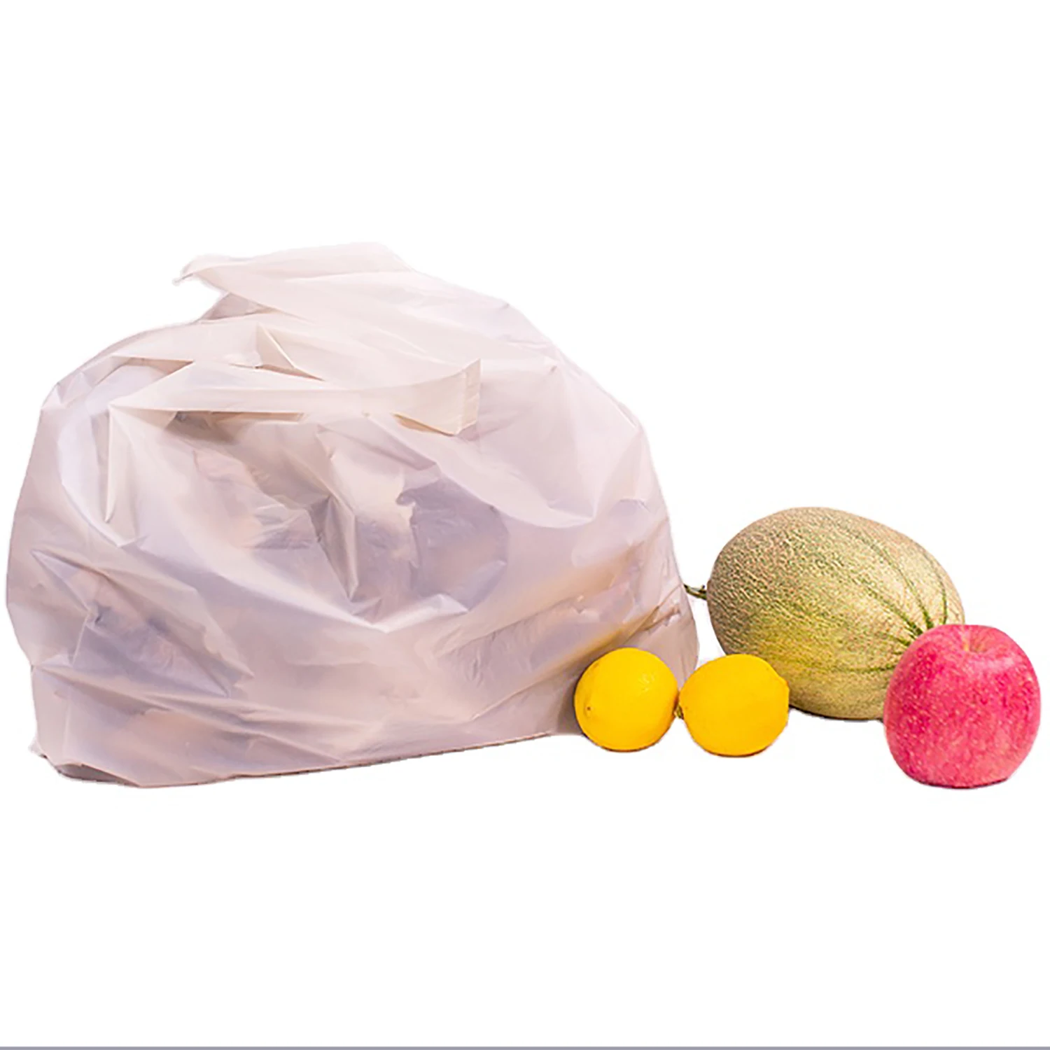 Wholesale Plastic Food Take Away Corn Starch Bio degrade-able T Shirt Garbage Bags