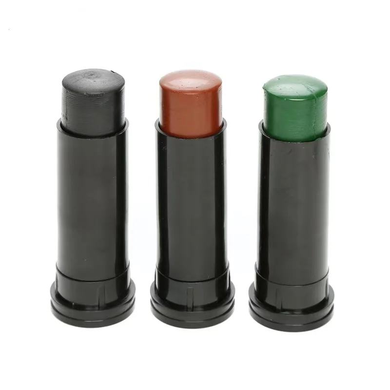 Green Black Brown Eye Black Camo Face Paint Camouflage Hunting Makeup Stick for Themed Party Baseball Football Role
