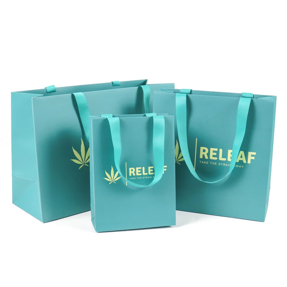 luxury shopping clothing paper bag a5 size accept customized printing packaging cardboard jewellery paper bags with logo