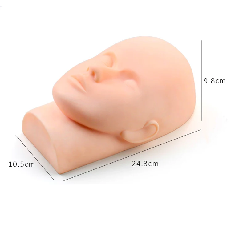 Removable Eyes Makeup Head Model Eyelash Extensions Kits Mannequin Head Practice Head makeup eye mannequin