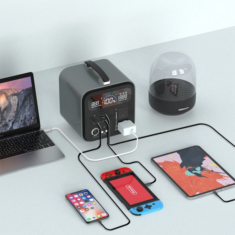 Genarators Home Solar Panel Kit 1000 Watt Off Grid Home Solar Power Storage Battery Energy Storage Generator With Led Light