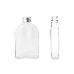 100ml 200ml 350ml 500ml Flat Cold-Brew Coffee Glass Bottle Juice Glass Packing Bottle