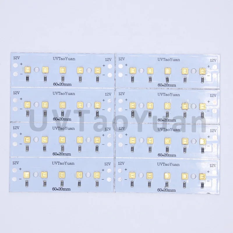 Uvc Led Strip 255NM 265NM 275NM 280NM 308NM 311NM Germidical UVC UVB Strip Lamp Module With Power Driver