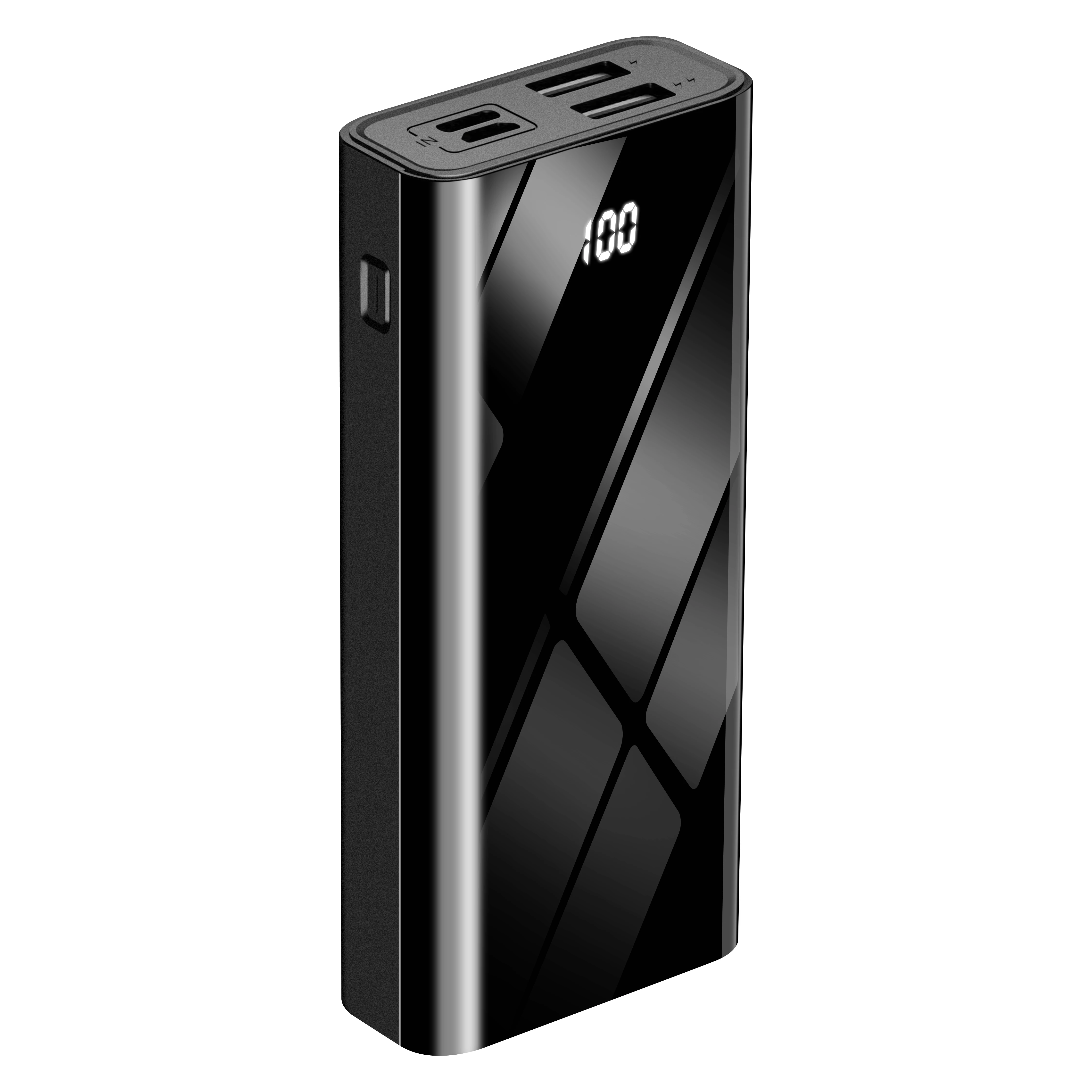 Portable Ultra Slim External Mobile Phone 10000MAH   Power Banks With cable FOB Reference Price Power Banks