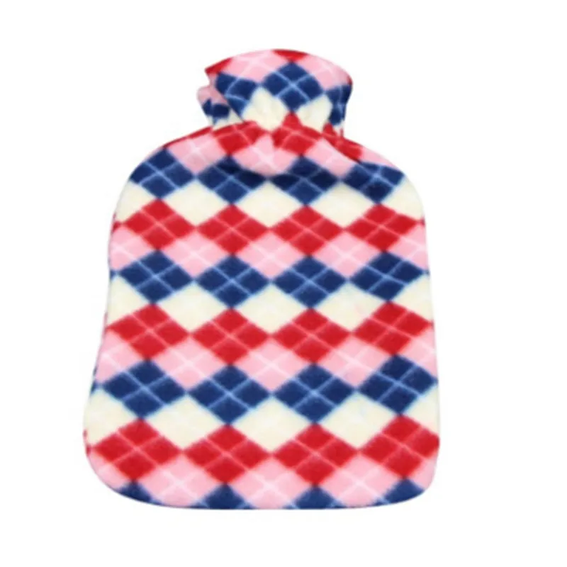 Good selling cheap fleece cover of hot water bottles customized pictures accept