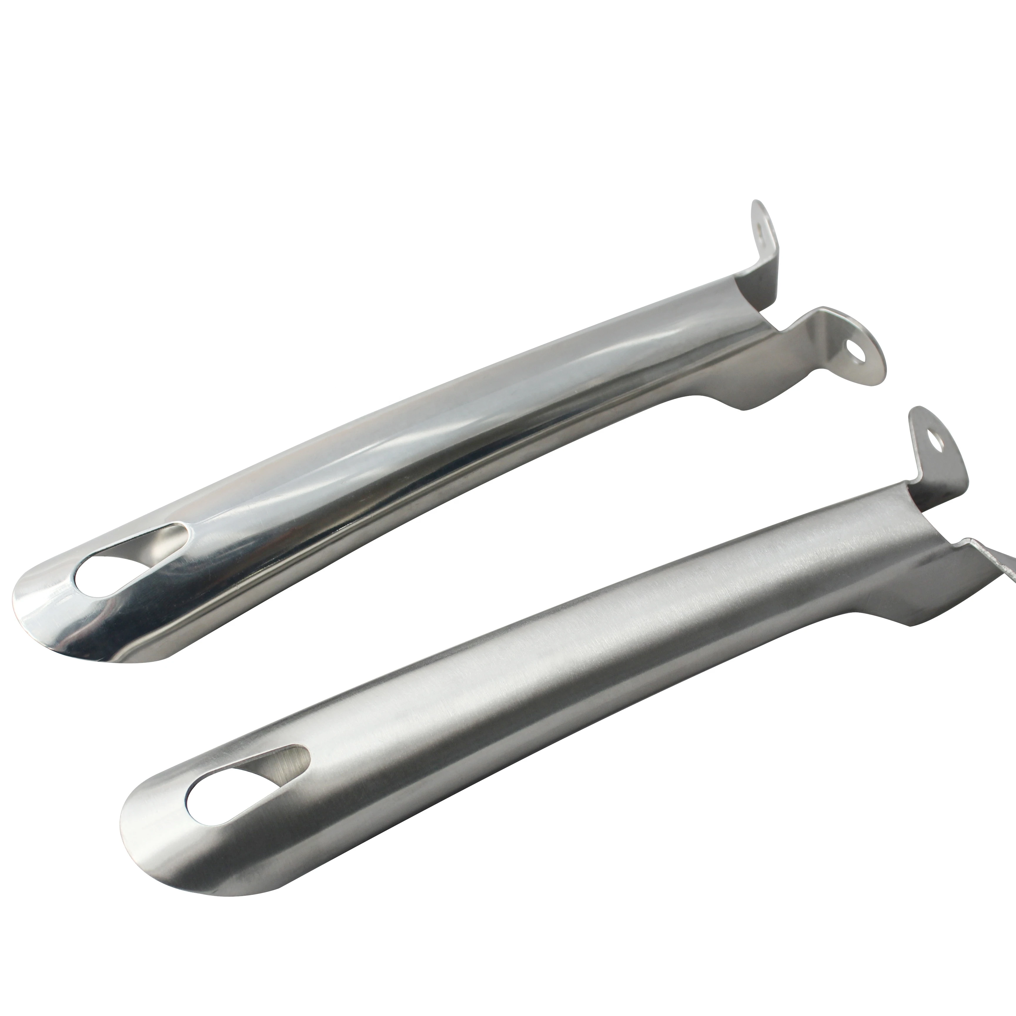 304 Chrome hollow polished stainless steel fry pan cookware handle