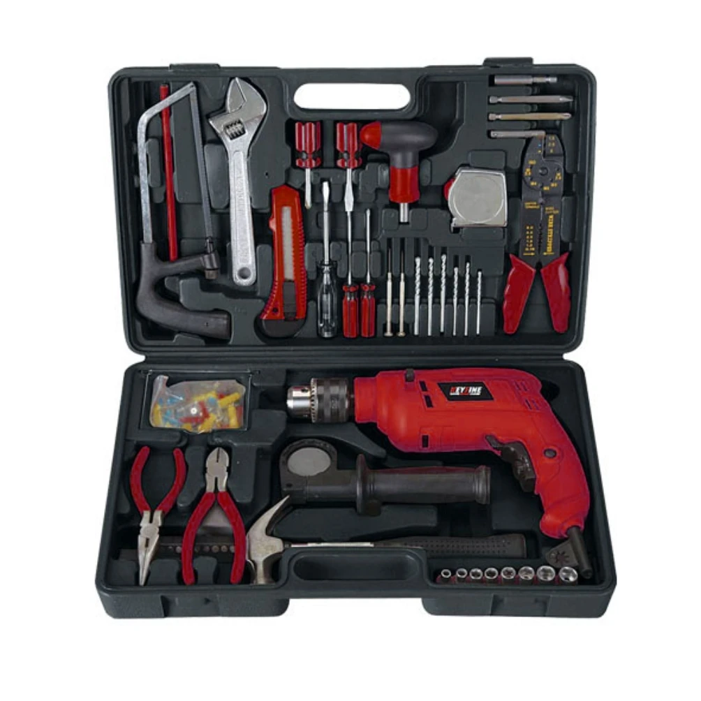 KEYFINE KF-6016 102PCS Tool kits hot selling DIY Lady tool kit with promotion drill machine